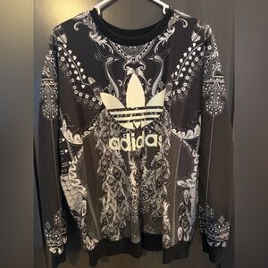 Adidas Monochrome Graphic Sweatshirt